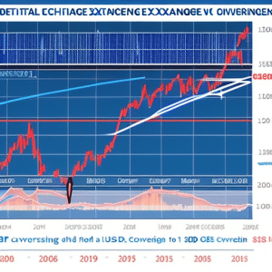 Al currency exchange, showing a chart of the conversion rate of Ethereum to USD