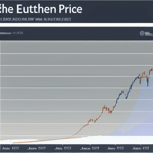of the current Ethereum price, plotted on a timeline from [Current Year] to present