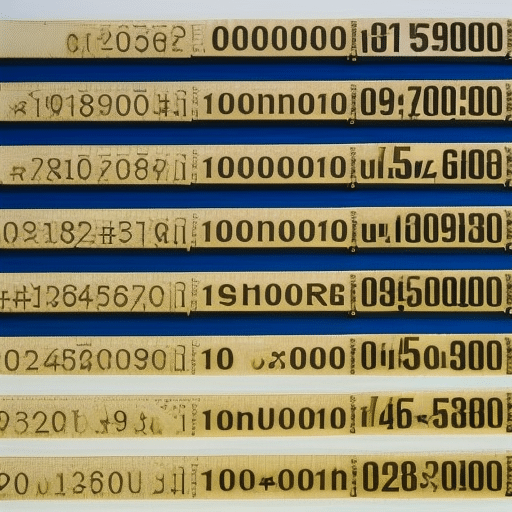 A currency exchange board with multiple currency symbols arranged in a pyramid, showing increasing value from the base to the peak