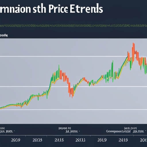displaying a comparison of Ethereum's price history with trends in the cryptocurrency market