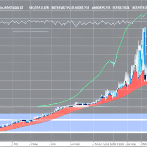 of historical Ethereum prices with a 12-month trendline, with indicators showing support and resistance levels