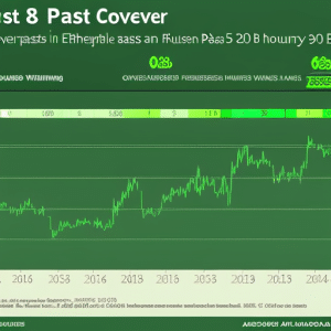 charting the USD to ETH conversion rate over the past 24 hours, with fluctuating points in different shades of green