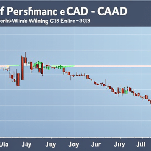 showing the month-to-month performance of Ethereum CAD, with peaks and troughs indicating the best time to invest