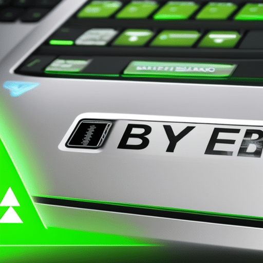 -up of a hand pressing a green 'Buy' button on a computer screen with the Ethereum logo in the background, Canadian flag in the top corner