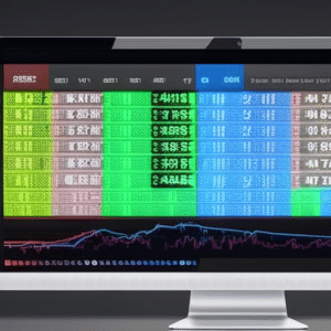 E of a computer screen displaying a graph of the Ethereum 0