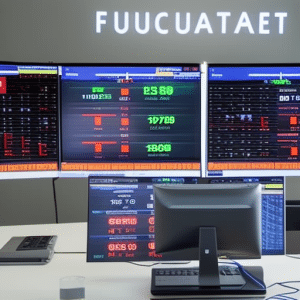 Rader focused on Ethereum, watching a computer monitor with a graph depicting the coin's price fluctuations, an alert notification popping up on the screen