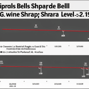 of a line that begins low, rises sharply, and then levels off with an alert bell ringing