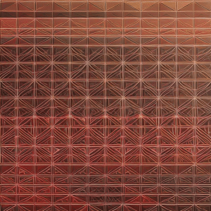 T geometric shapes in warm colors, representing Ethereum price patterns over time, with a bright future direction