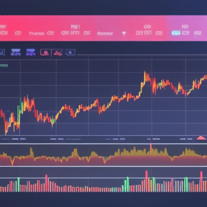 Up of a graph chart that shows the fluctuations of Ethereum's price today, including peaks and troughs, in vibrant colors