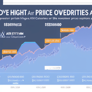 Ful and detailed chart depicting the rise and fall of Ethereum prices over time, with an interactive graph and side-by-side comparison of different platforms