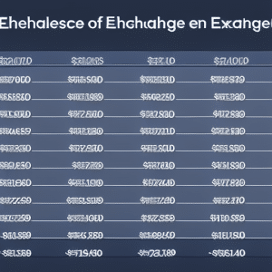 displaying the comparative price of Ethereum across multiple exchanges, with each line representing a different exchange