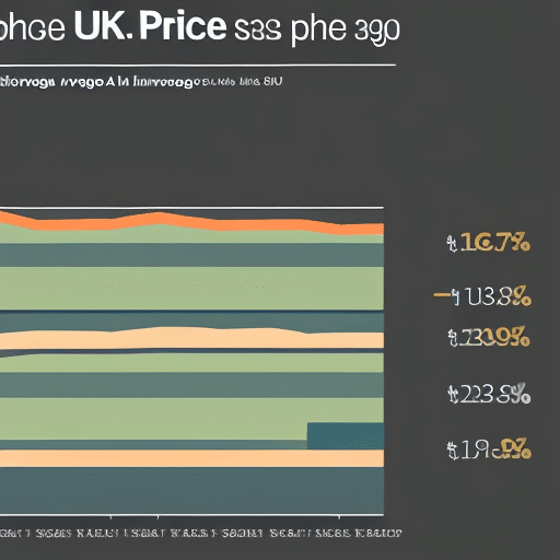 Stration of a graph showing the prices of Ethereum in the UK compared to the global average