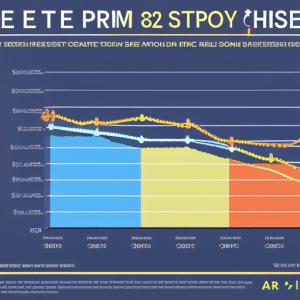 An image of a colorful line graph showing Ethereum's price history, with a few key milestones highlighted