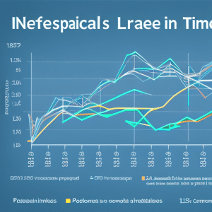 An infographic-style image of two overlapping line graphs, each divided into time intervals, showing the price movements of Ethereum over the past three years