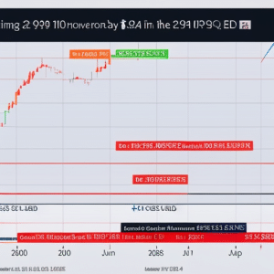 Hart showing the Ethereum price in USD over the past 24 hours, with a red line representing today's closing price