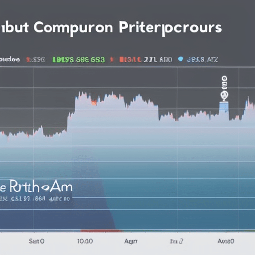 Ful and dynamic graph showing the current and past Ethereum prices in comparison to other cryptocurrencies
