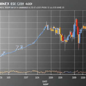 showing a dramatic spike in the Ethereum X price, culminating in an all-time high