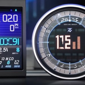 Al clock showing the current Ethereum X price in the background, with a graph of its price over time in the foreground, showing the date in focus