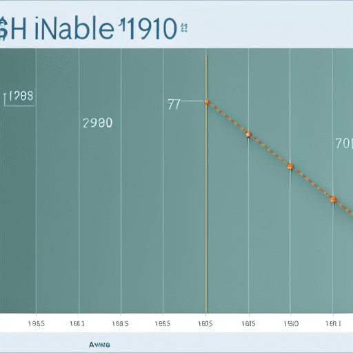An image of a graph showing the historical price of 0