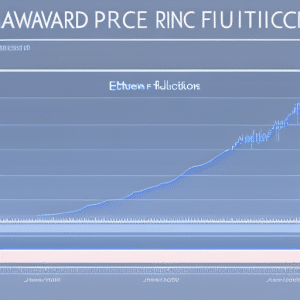 of Ethereum price fluctuations over time, with a focus on the 0