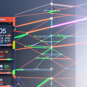 Rk of charts with colorful arrows connecting different components, demonstrating how the Ethereum Price Index is calculated