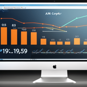 E of a computer monitor displaying a graph of the Ethereum cryptocurrency's price over time